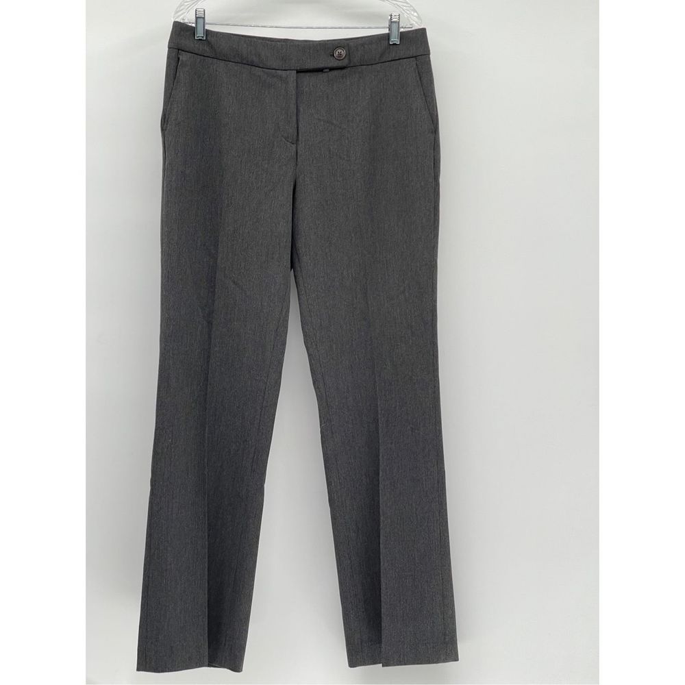 Talbots Pleated Dress Pants Women Size 10 Gray Bootcut